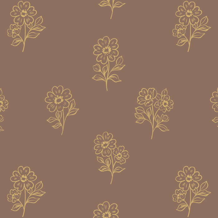 Add some natural charm to any space with our Petit Posie peel and stick removable wallpaper. 
