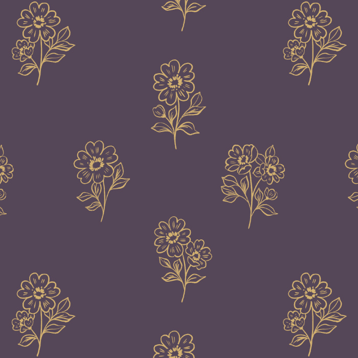 Add some natural charm to any space with our Petit Posie peel and stick removable wallpaper. 