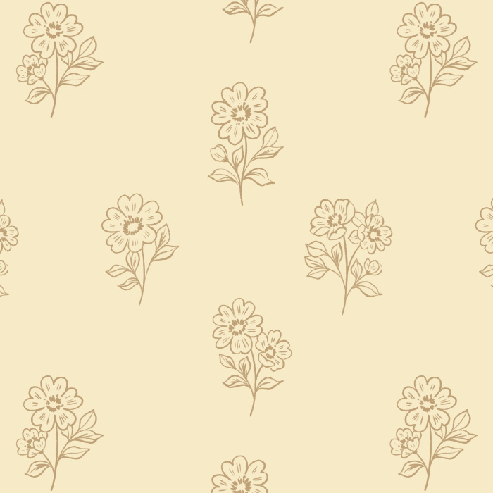 Add some natural charm to any space with our Petit Posie peel and stick removable wallpaper. 