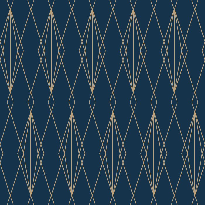 Add a touch of vintage elegance with the Deco Diamonds peel and stick removable wallpaper.