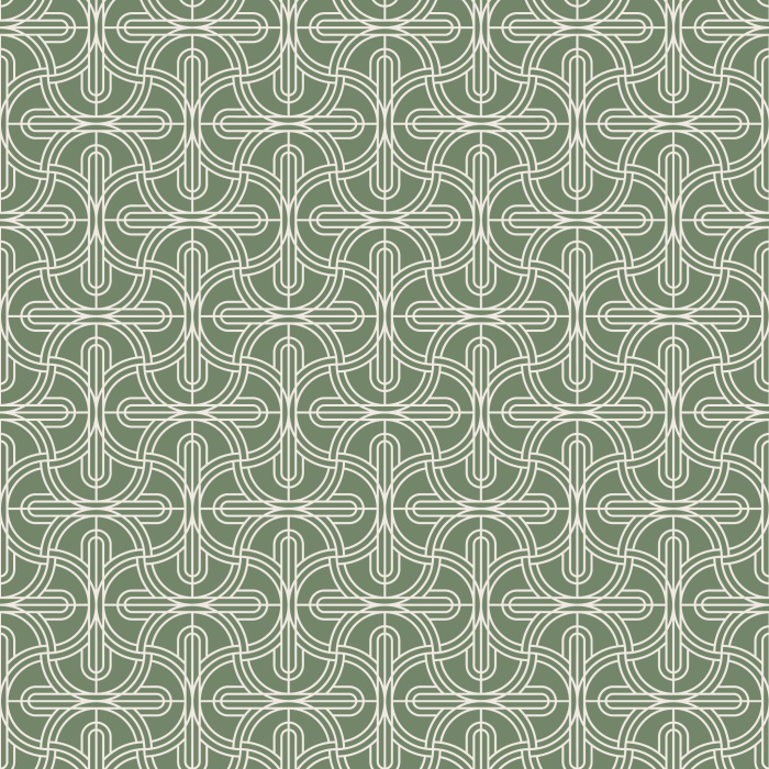 Look no further than our Interlocked Shapes peel and stick removable wallpaper for a truly unique design!