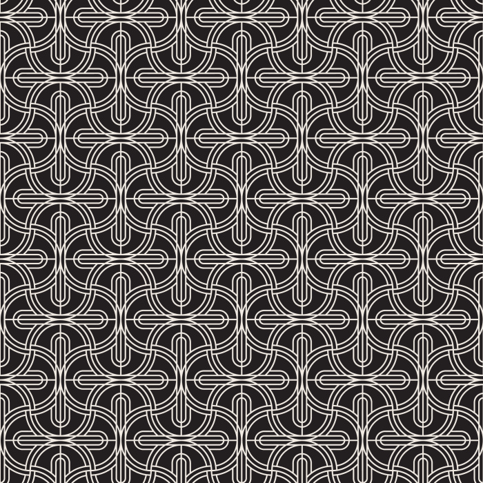 Look no further than our Interlocked Shapes peel and stick removable wallpaper for a truly unique design!