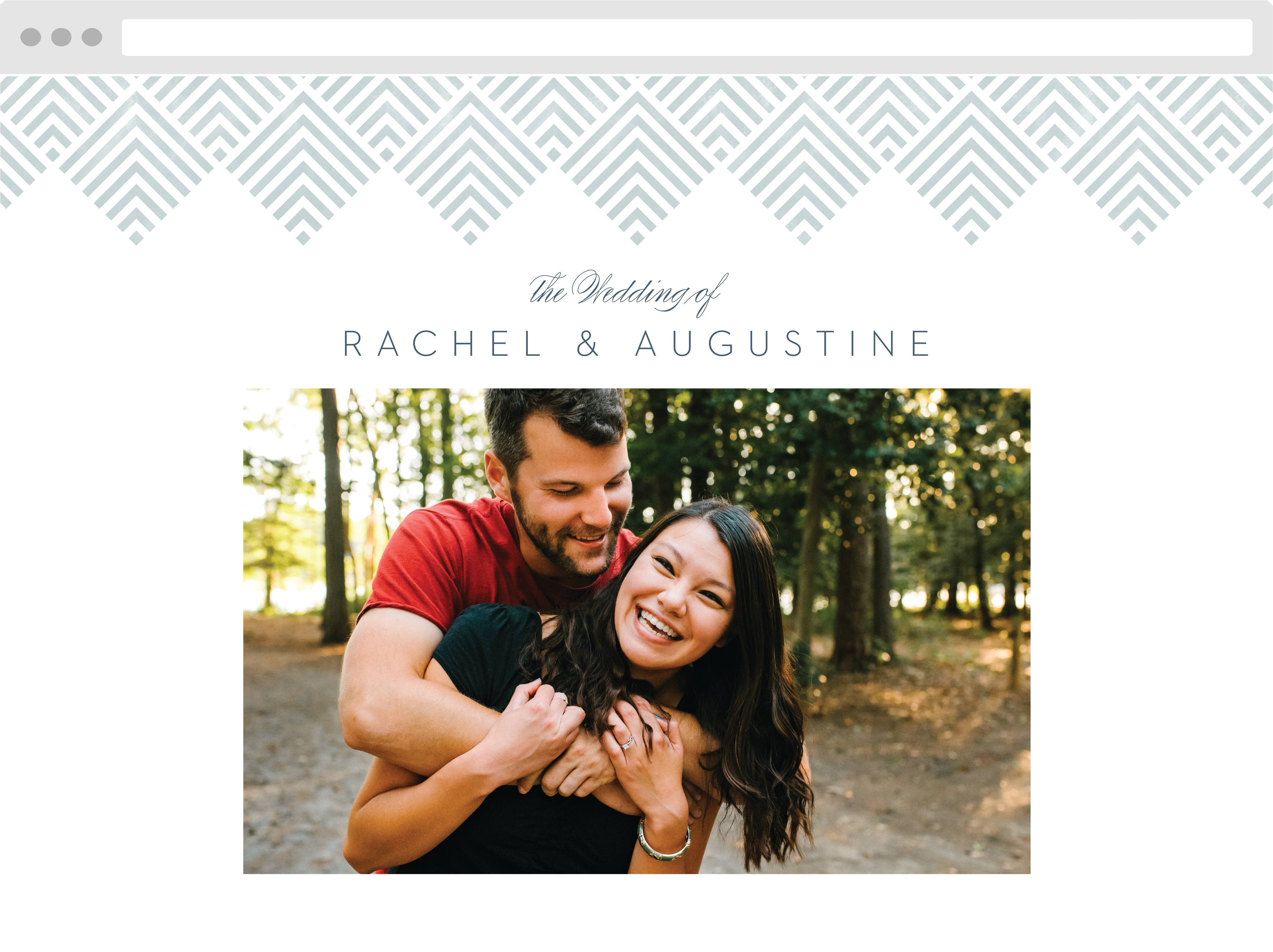 Elegantly Modern Wedding Website