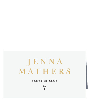 Family and friends will have no issue finding their seats for your reception with the help of our Timeless Classic Place Cards.