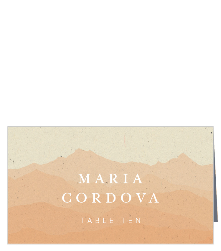 Majestic Mountains Place Cards