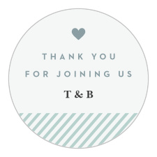 Seal every pocket, belly band, and envelope with our Boarding Pass Wedding Stickers!