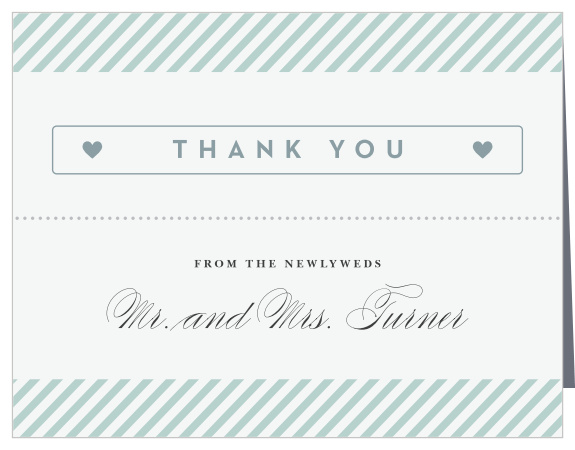 Show your appreciation for your loved ones, with our Boarding Pass Wedding Thank You Cards!