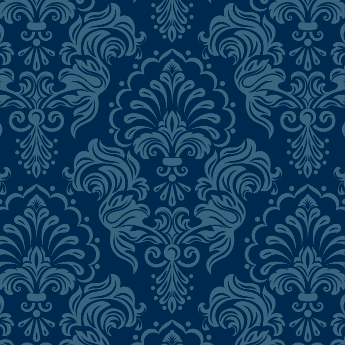 The Timeless Damask peel and stick removable wallpaper makes for a beautiful old-world style.