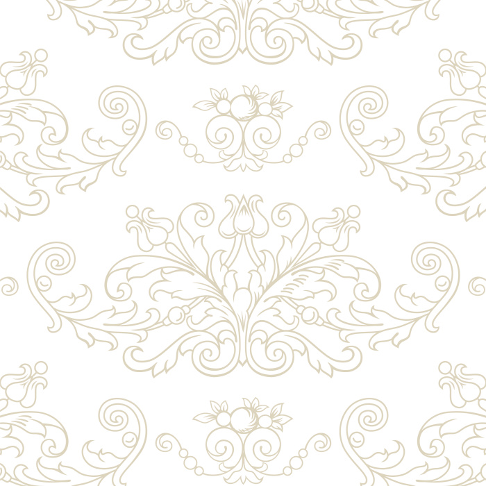 Let the large ornate pattern of the Vintage Damask peel and stick removable wallpaper create the perfect accent wall for your home.