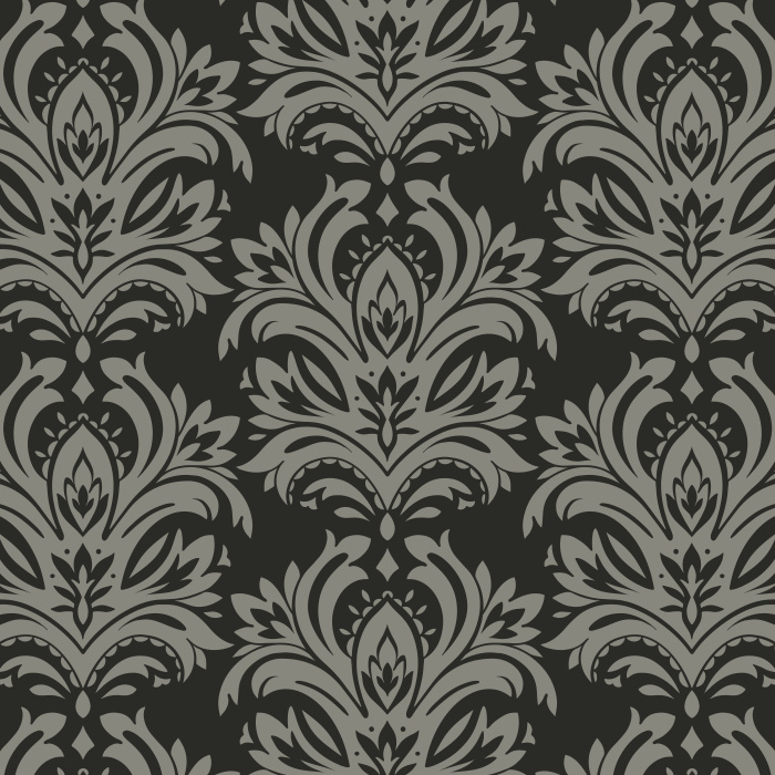 Create a timelessly elegant space with our Formal Damask peel and stick removable wallpaper.