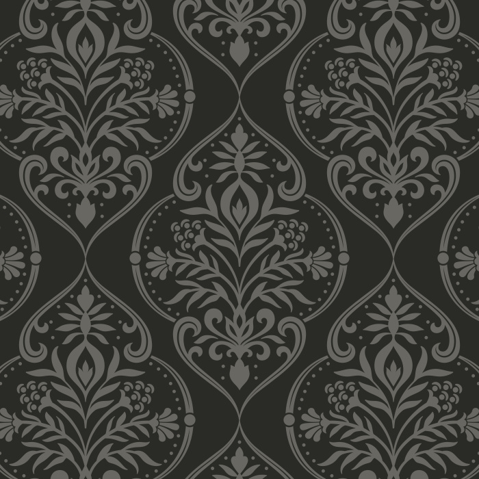 Create a timelessly elegant space with our Floral Damask peel and stick removable wallpaper.