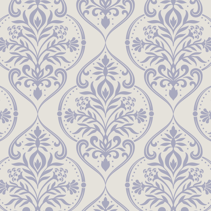 Create a timelessly elegant space with our Floral Damask peel and stick removable wallpaper.