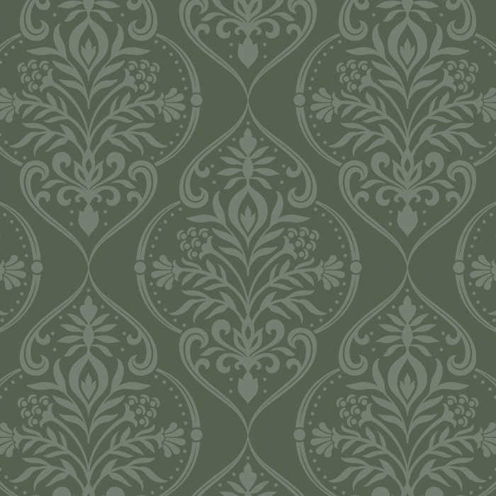 Create a timelessly elegant space with our Floral Damask peel and stick removable wallpaper.