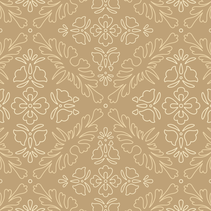 Create a chic, retro space by decorating an accent wall with our Ornate Outline peel and stick removable wallpaper.
