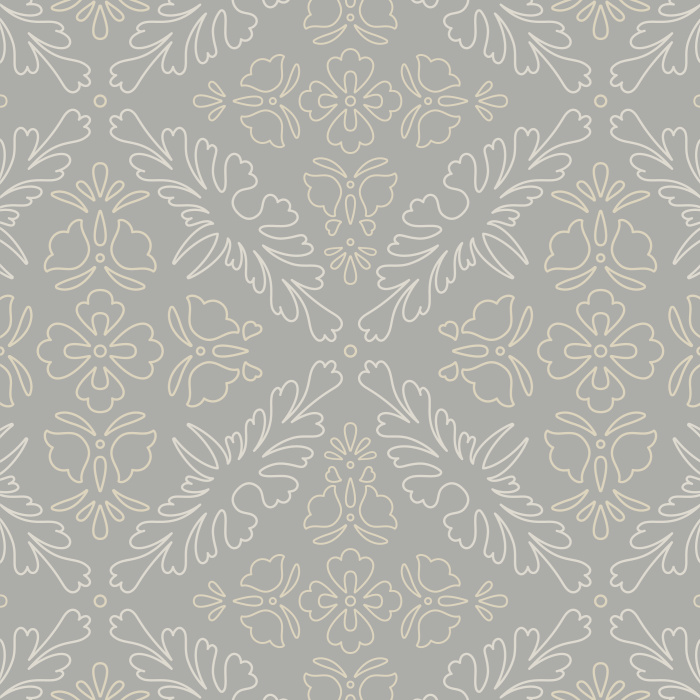 Create a chic, retro space by decorating an accent wall with our Ornate Outline peel and stick removable wallpaper.