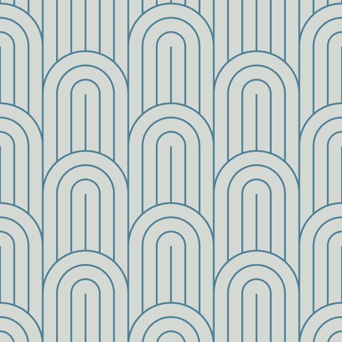 Create a groovy statement on any wall of your home with our Deco Waves peel and stick removable wallpaper.