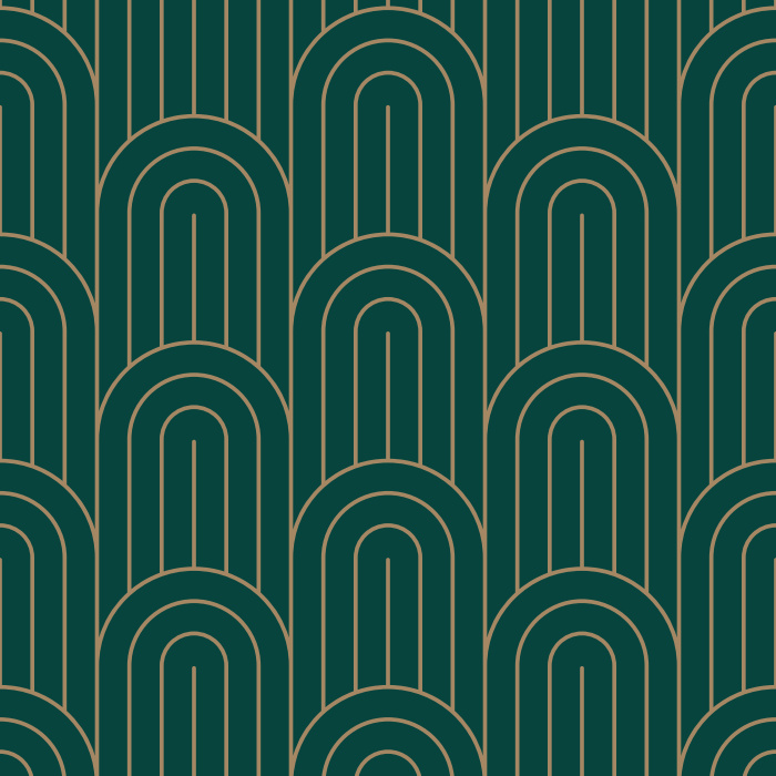 Create a groovy statement on any wall of your home with our Deco Waves peel and stick removable wallpaper.