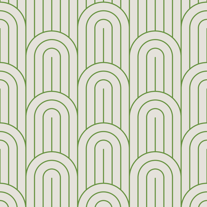 Create a groovy statement on any wall of your home with our Deco Waves peel and stick removable wallpaper.