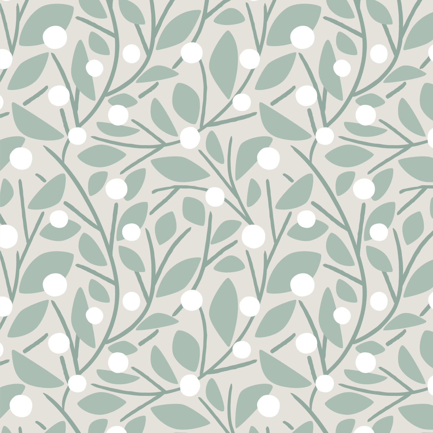 Graphic Blossoms Wallpaper