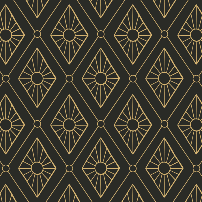 Create the perfect accent wall with our Diamond Bursts peel and stick removable wallpaper.