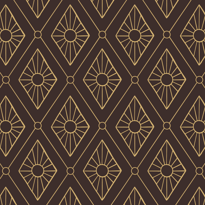 Create the perfect accent wall with our Diamond Bursts peel and stick removable wallpaper.