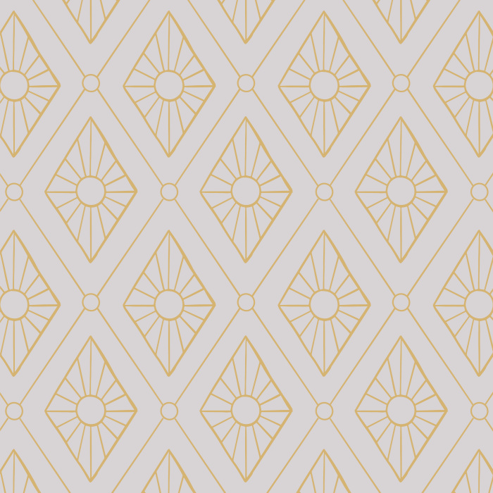 Create the perfect accent wall with our Diamond Bursts peel and stick removable wallpaper.