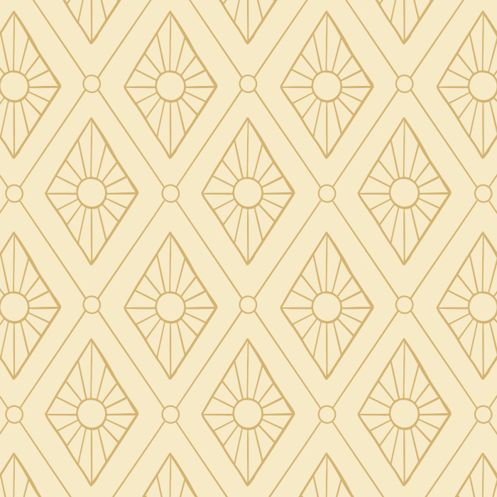 Create the perfect accent wall with our Diamond Bursts peel and stick removable wallpaper.