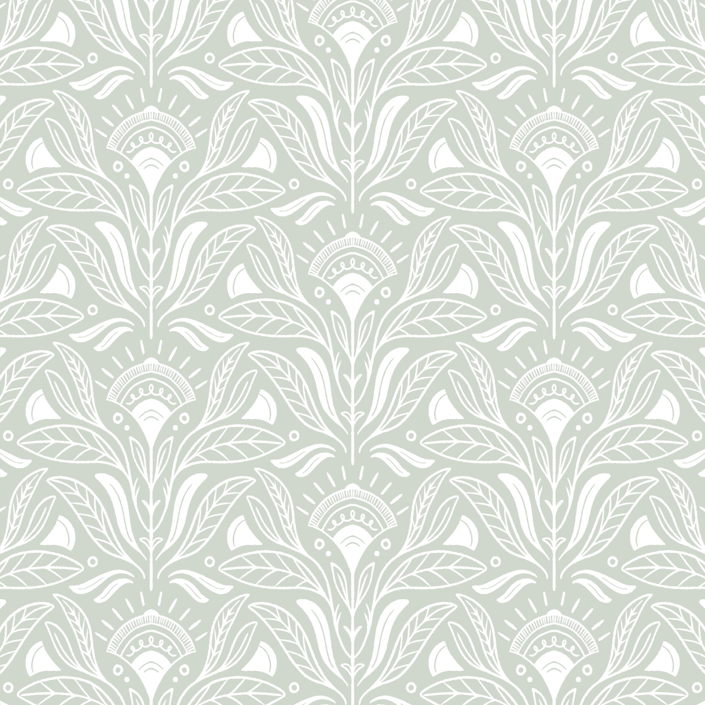 Woven Lotus Wallpaper