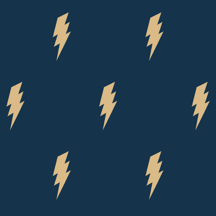 Create an exciting accent for any kid's space with our Lightning Bolts peel and stick removable wallpaper.