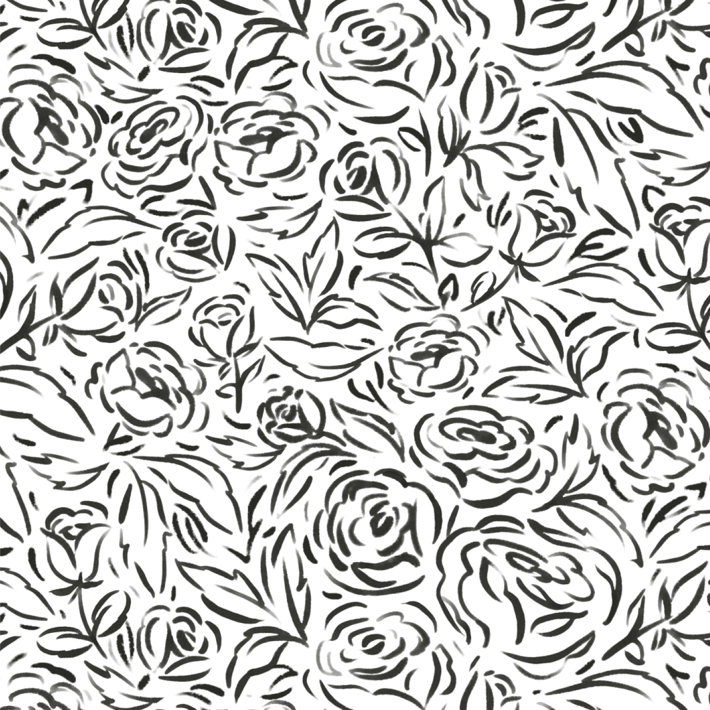 Brushed Roses Wallpaper