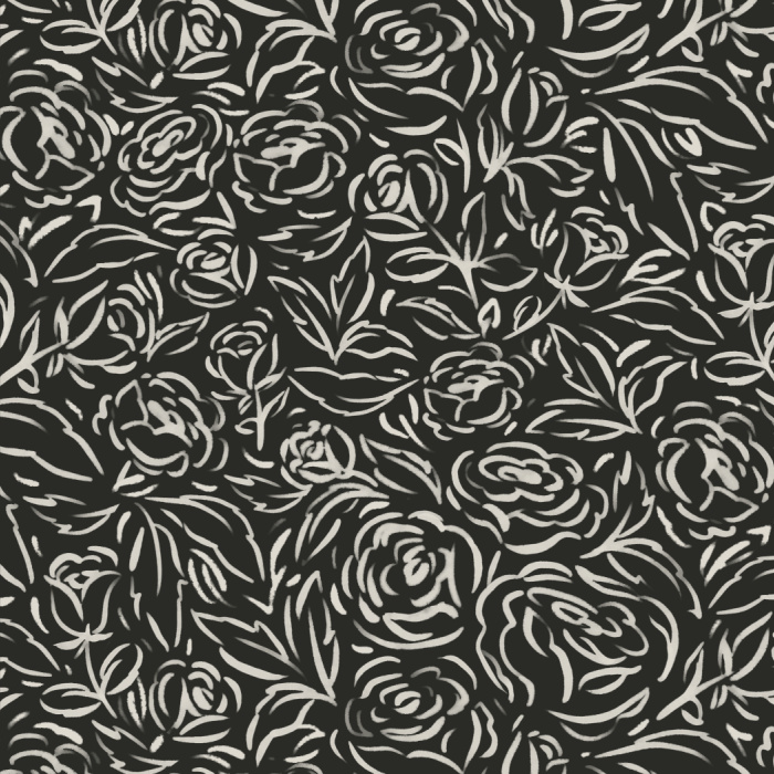 Add a lovely accent to any wall in your home with our Brushed Roses peel and stick removable wallpaper.