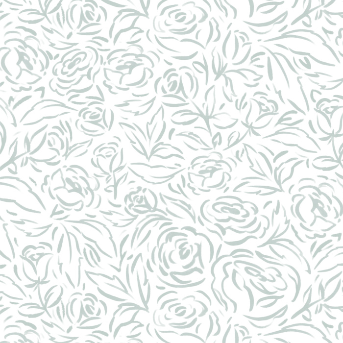 Add a lovely accent to any wall in your home with our Brushed Roses peel and stick removable wallpaper.