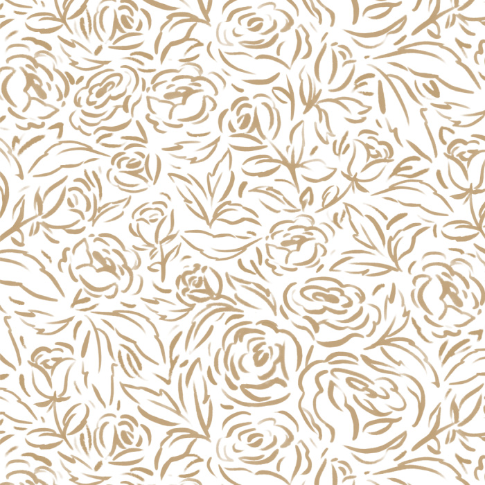 Add a lovely accent to any wall in your home with our Brushed Roses peel and stick removable wallpaper.