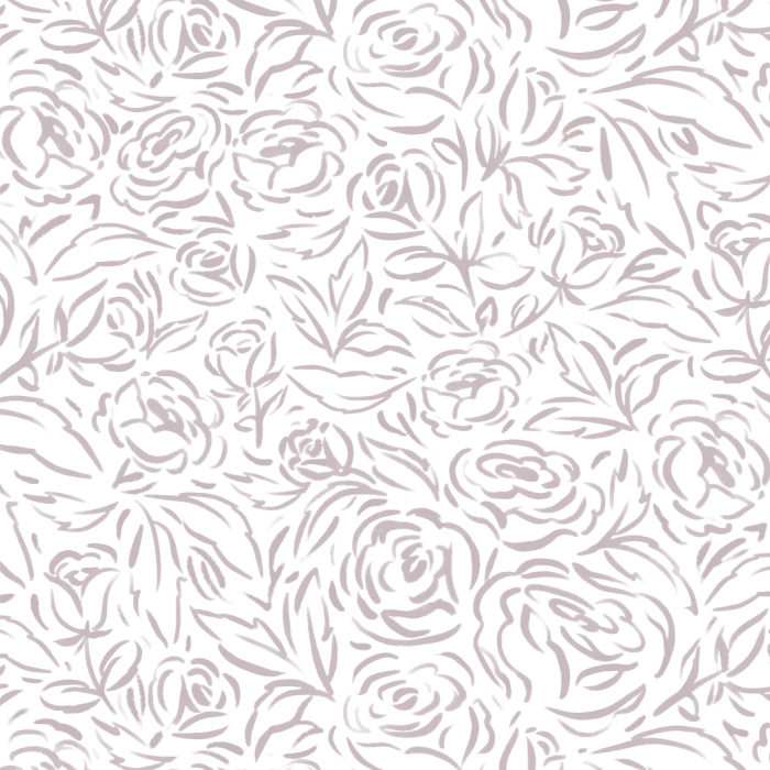 Add a lovely accent to any wall in your home with our Brushed Roses peel and stick removable wallpaper.