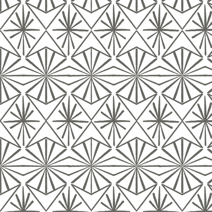 Create a charming accent wall with our Freeform Geometrics peel and stick removable wallpaper.