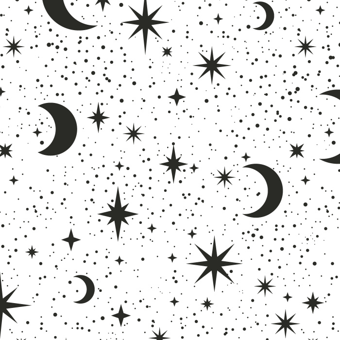 Inspire and spark imaginations with our Celestial Magic peel and stick removable wallpaper.