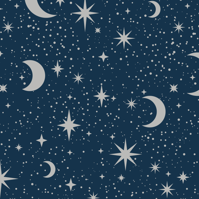 Inspire and spark imaginations with our Celestial Magic peel and stick removable wallpaper.