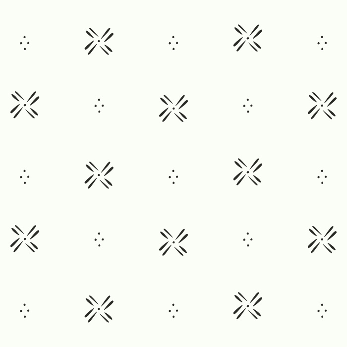 Make a statement on any wall in your home with our Dotted Clover peel and stick removable wallpaper.