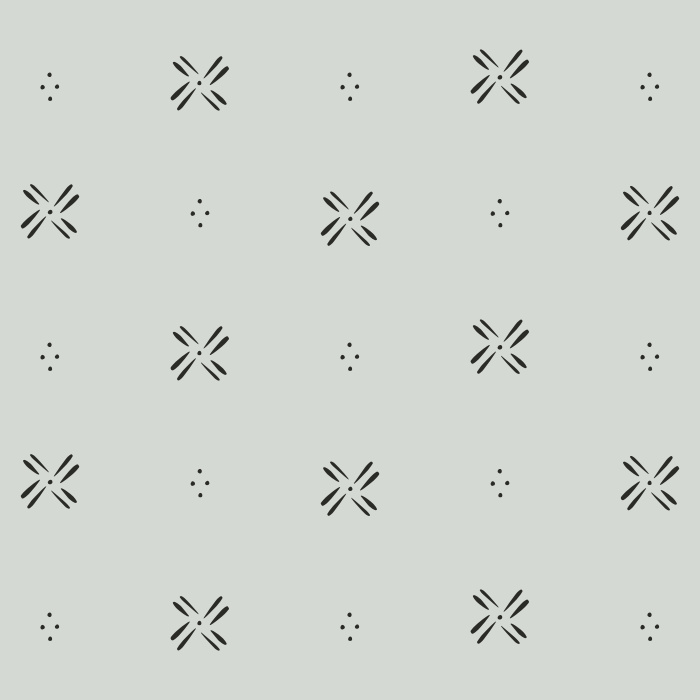 Make a statement on any wall in your home with our Dotted Clover peel and stick removable wallpaper.