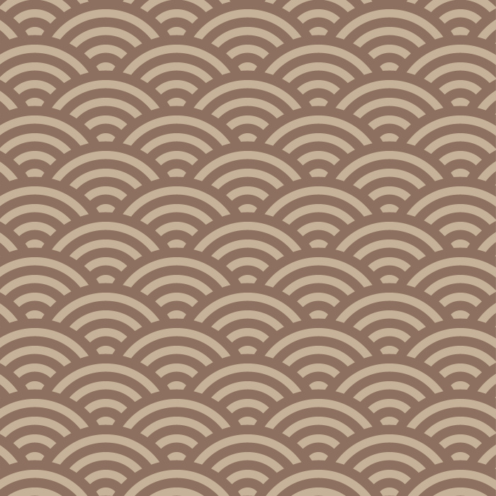 Add an eye-catching design to any wall in your home with our Little Scallop peel and stick removable wallpaper.
