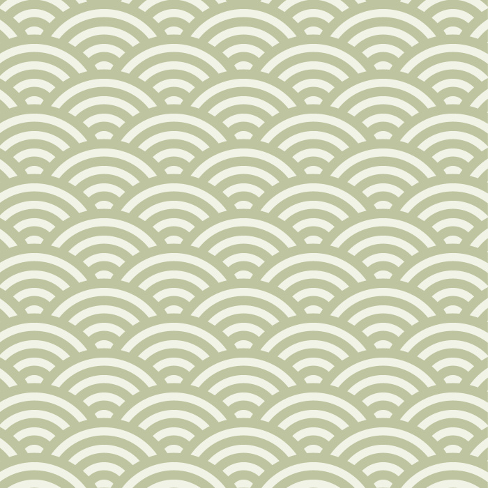 Add an eye-catching design to any wall in your home with our Little Scallop peel and stick removable wallpaper.
