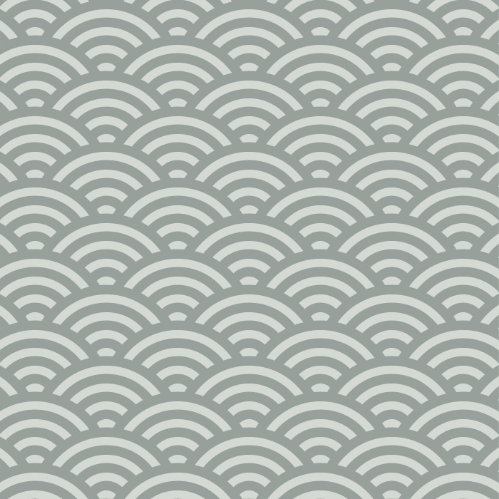 Add an eye-catching design to any wall in your home with our Little Scallop peel and stick removable wallpaper.