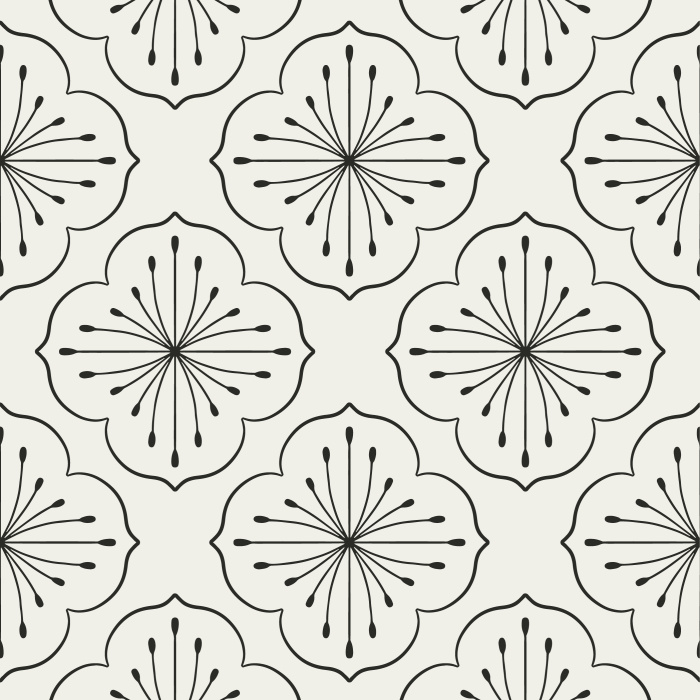 Our Floral Medallion peel and stick removable wallpaper adds an eye-catching design to any wall in your home.