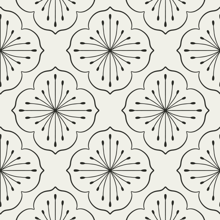 Our Floral Medallion peel and stick removable wallpaper adds an eye-catching design to any wall in your home.