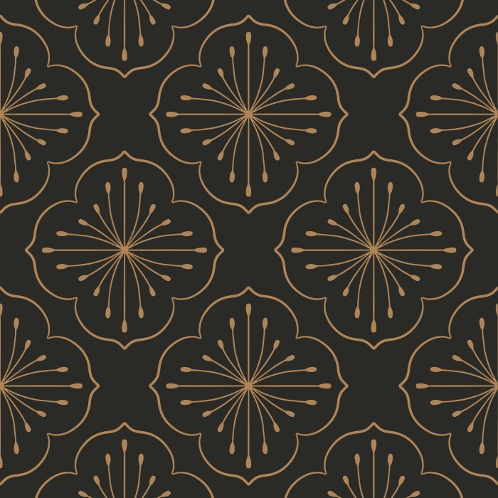 Our Floral Medallion peel and stick removable wallpaper adds an eye-catching design to any wall in your home.