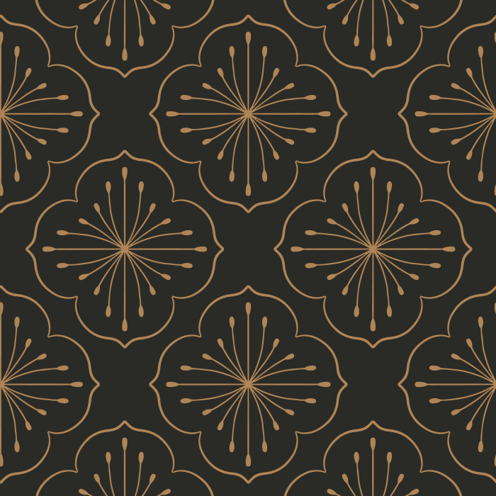 Our Floral Medallion peel and stick removable wallpaper adds an eye-catching design to any wall in your home.