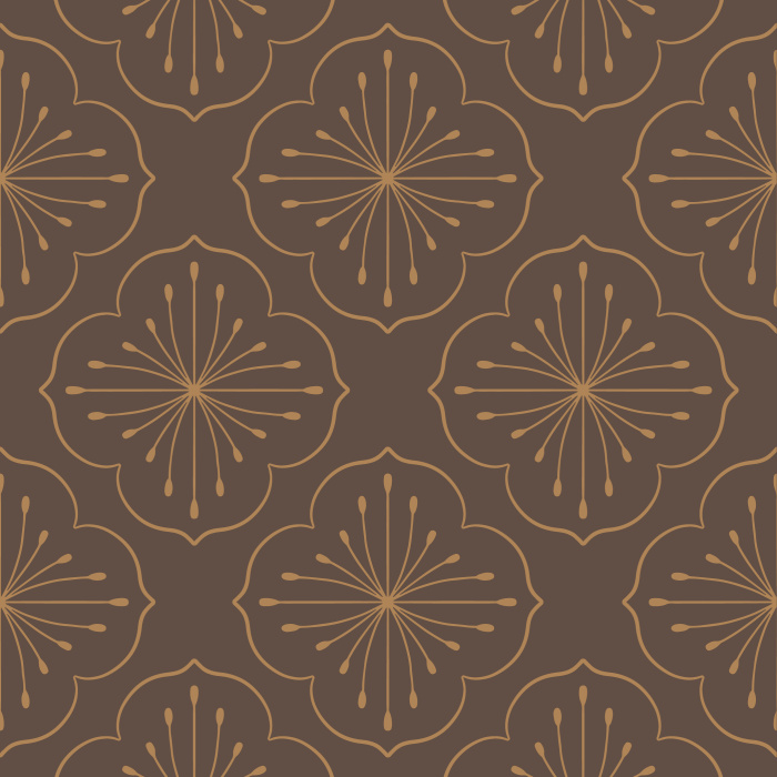 Our Floral Medallion peel and stick removable wallpaper adds an eye-catching design to any wall in your home.