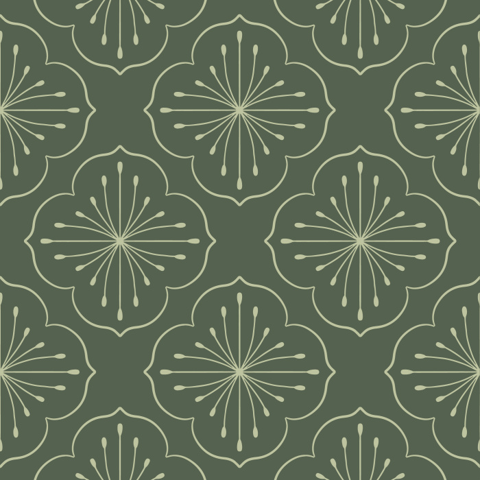 Our Floral Medallion peel and stick removable wallpaper adds an eye-catching design to any wall in your home.