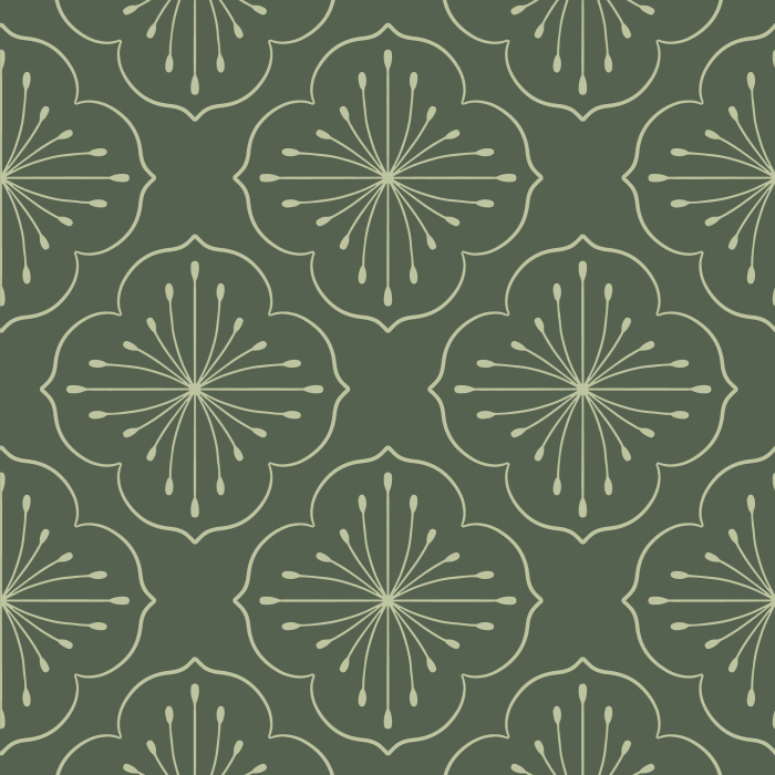 Our Floral Medallion peel and stick removable wallpaper adds an eye-catching design to any wall in your home.