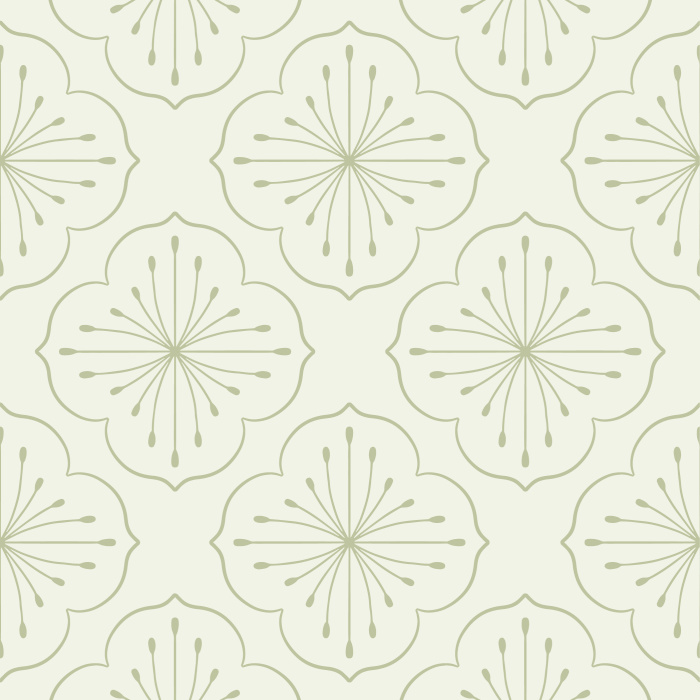Our Floral Medallion peel and stick removable wallpaper adds an eye-catching design to any wall in your home.